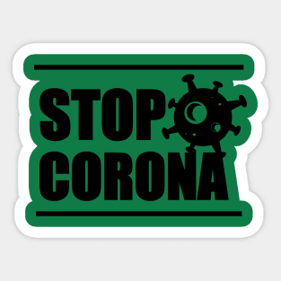 STOP CORONA Sticker